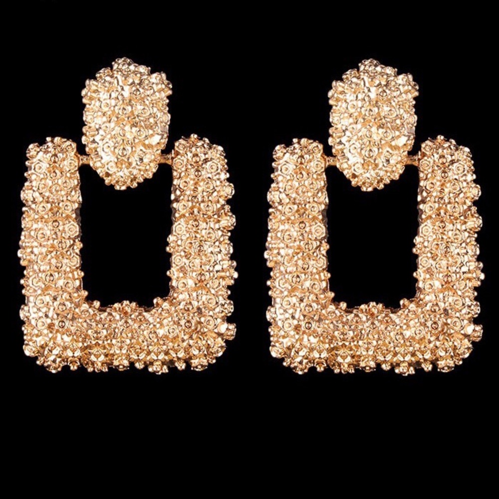 Chucky square earrings